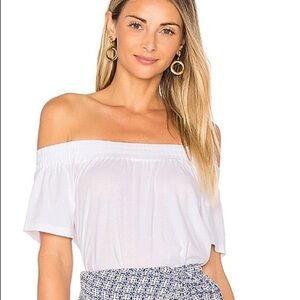 🌺 Bobi Lightweight Jersey Off the Shoulder Top NWT Size S